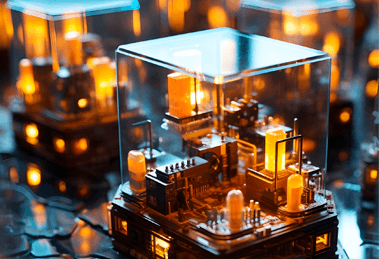 AI Infrastructure Solutions – A digital banner highlighting advanced artificial intelligence technology for scalable and efficient operations