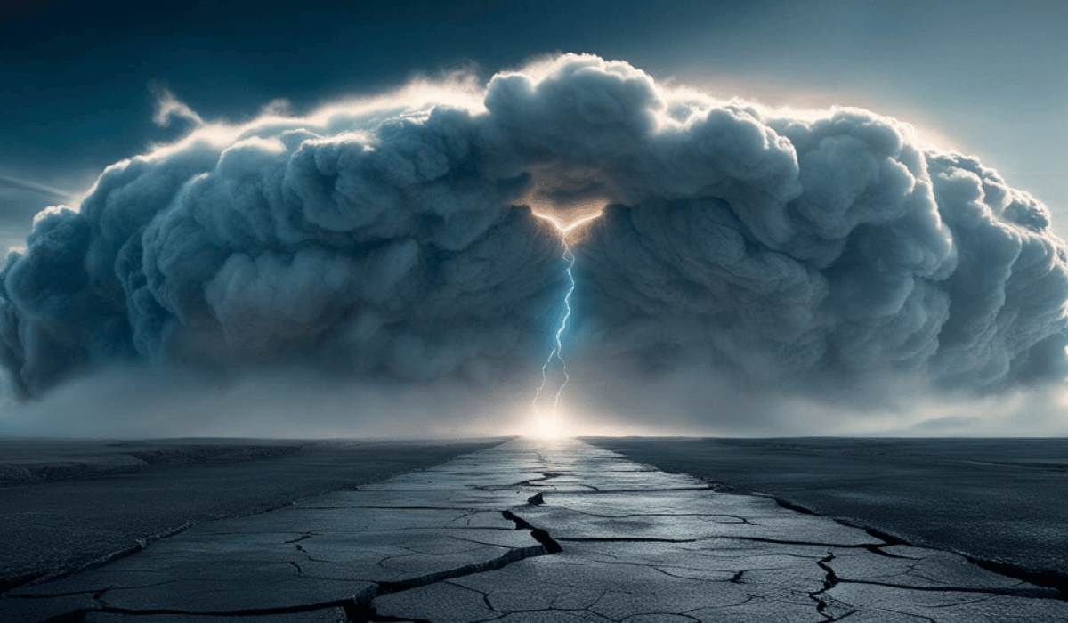 Cloud computing security and infrastructure – a digital banner illustrating secure cloud solutions and scalable technology for modern businesses.